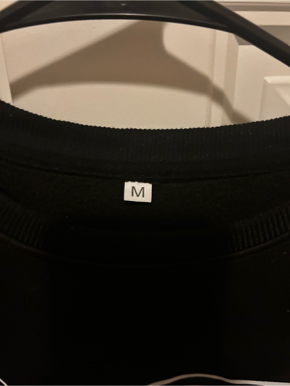 Black Graphic Crewneck Sweatshirt(Men’s Medium) - Picture 3 of 3